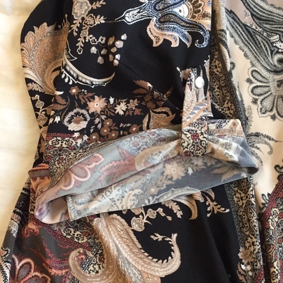 Dress Barn multi color blouse 3X - Picture 4 of 8